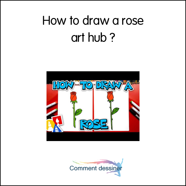 How to draw a rose art hub